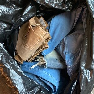 Blue and Brown Denim Jeans Bundle